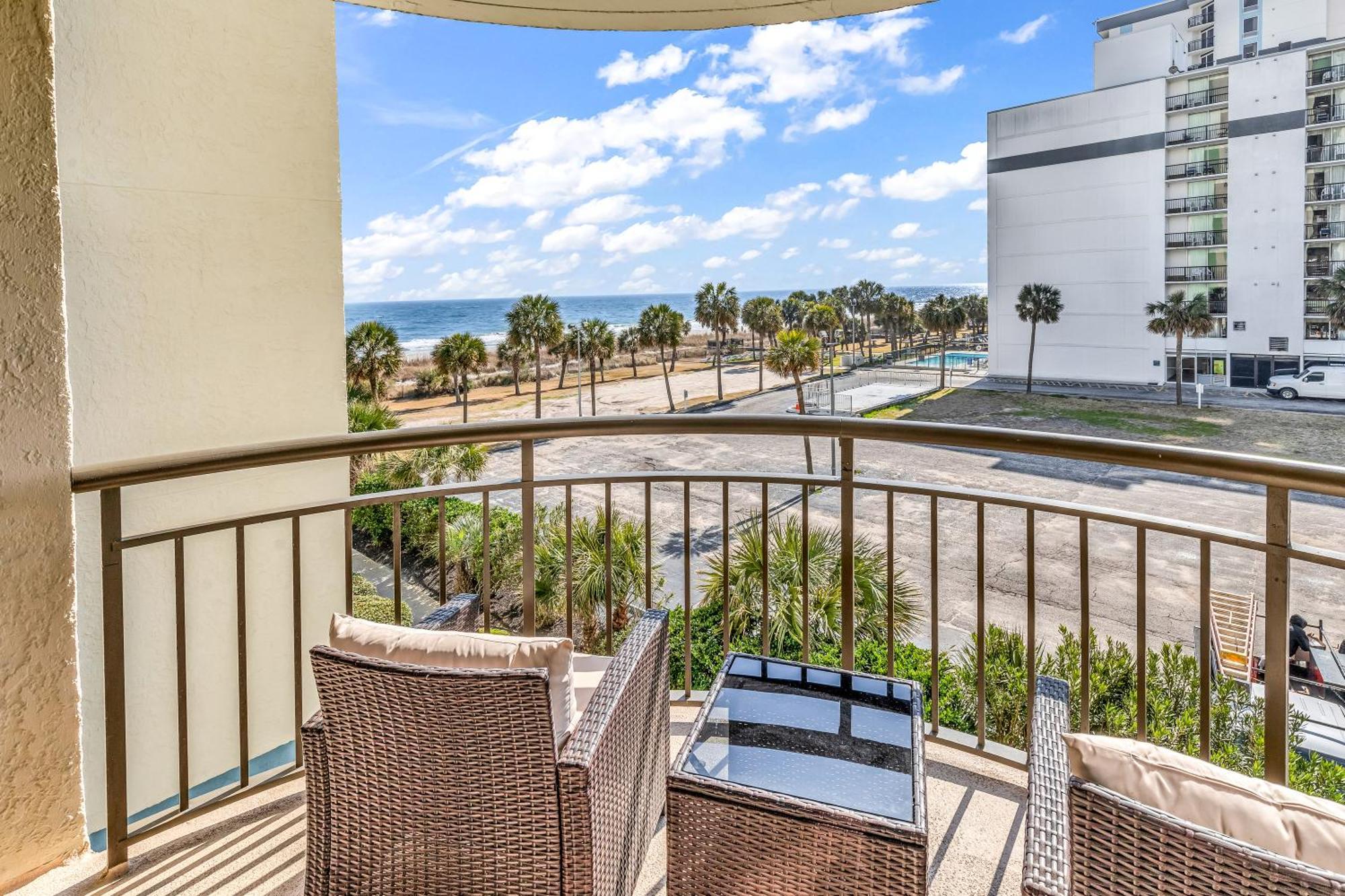 Oceanfront Condo Steps To The Beach W No Resort Fees マートルビーチ エクステリア 写真