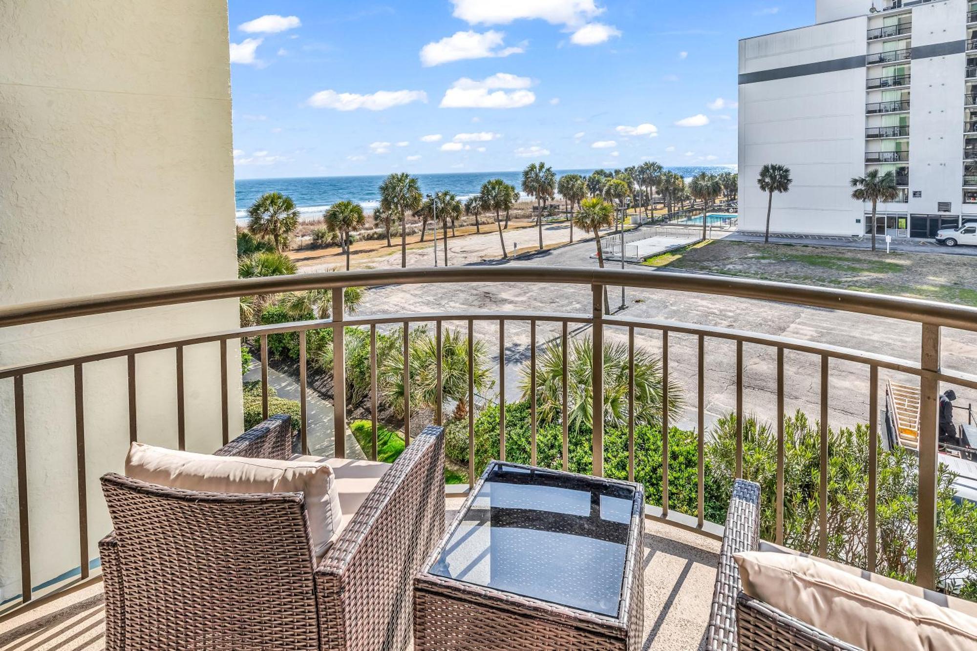 Oceanfront Condo Steps To The Beach W No Resort Fees マートルビーチ エクステリア 写真